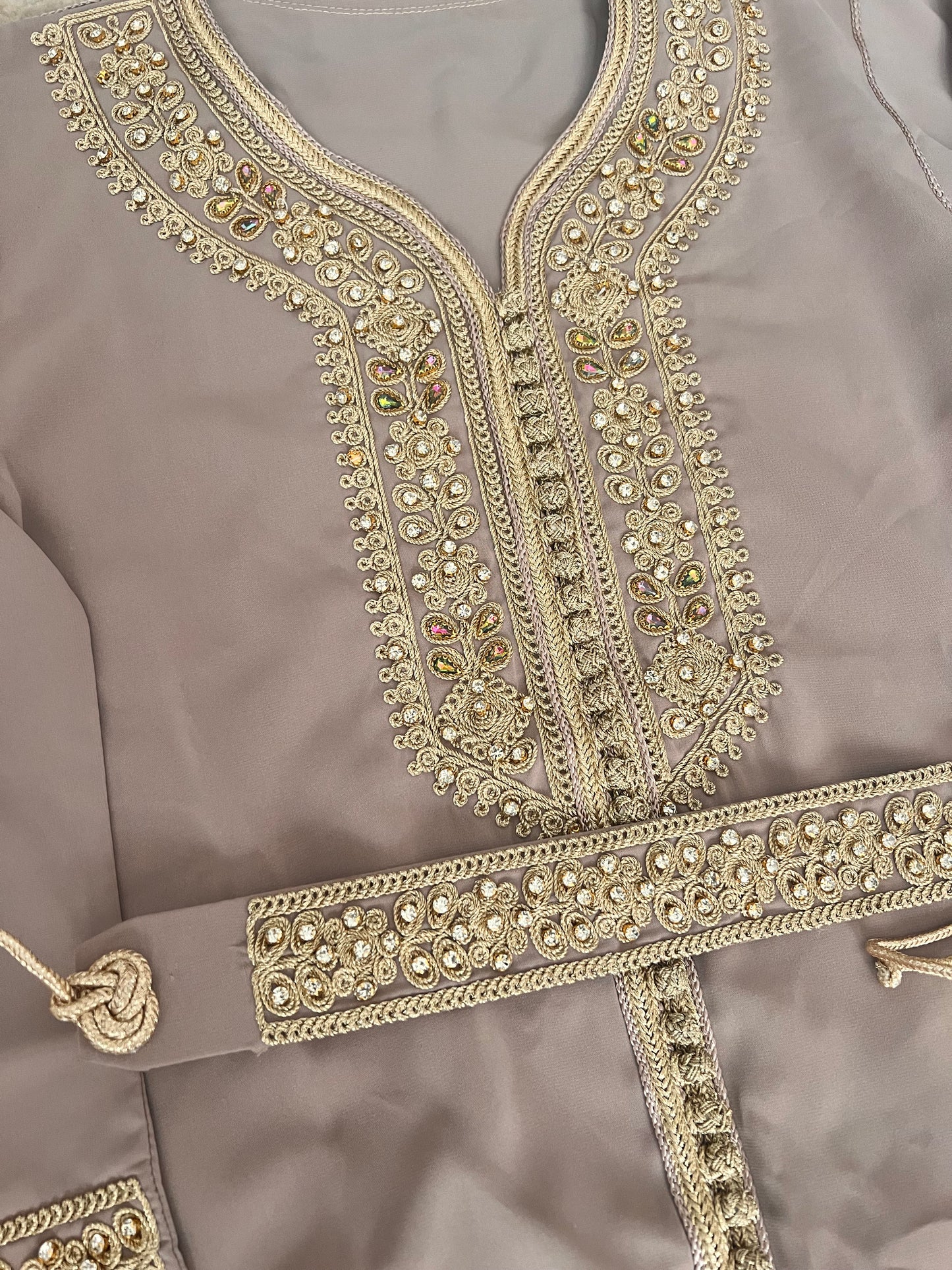 Caftan Inès Nude rosée